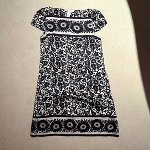 DVF silk shift dress